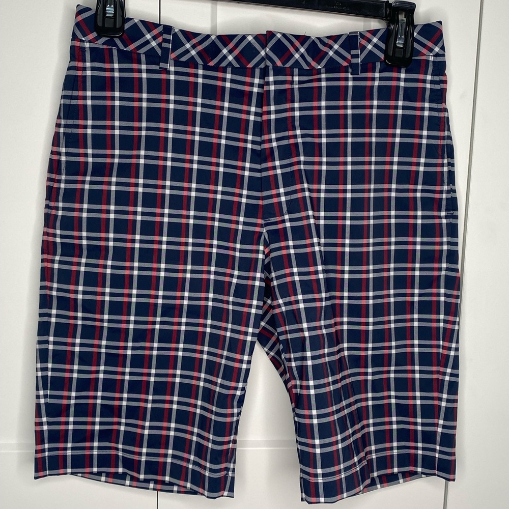 Walter Hagen Non Slip Plaid Golf Preppy Shorts men’s Size 32